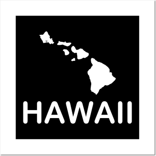 Hawaii With Islands Posters and Art